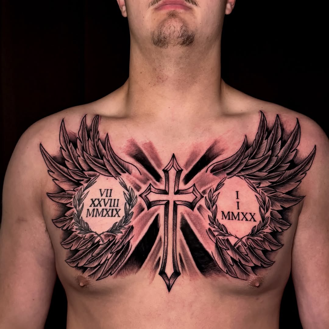 Tattoo by @steven_bruni — black_and_grey, lettering_script