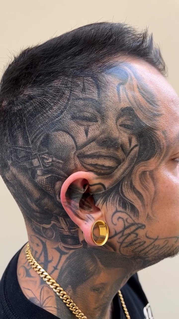 Tattoo by @boha_tattoos — blackwork, illustrative