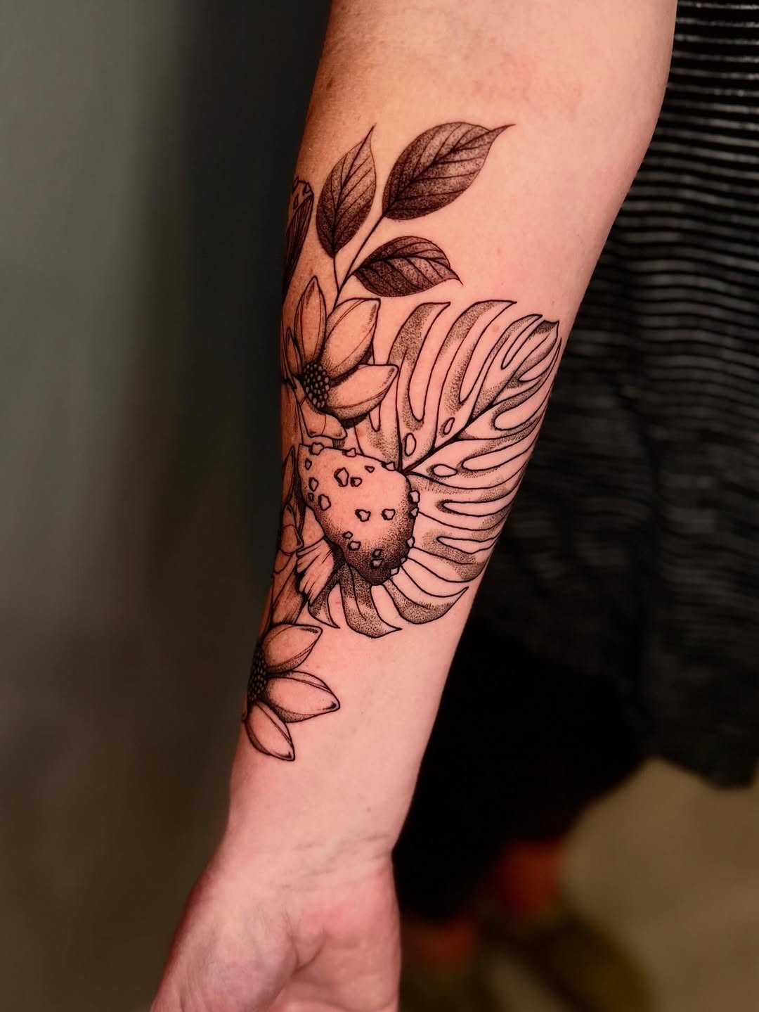 Tattoo by @amberstarrartistry — dotwork, fine_line