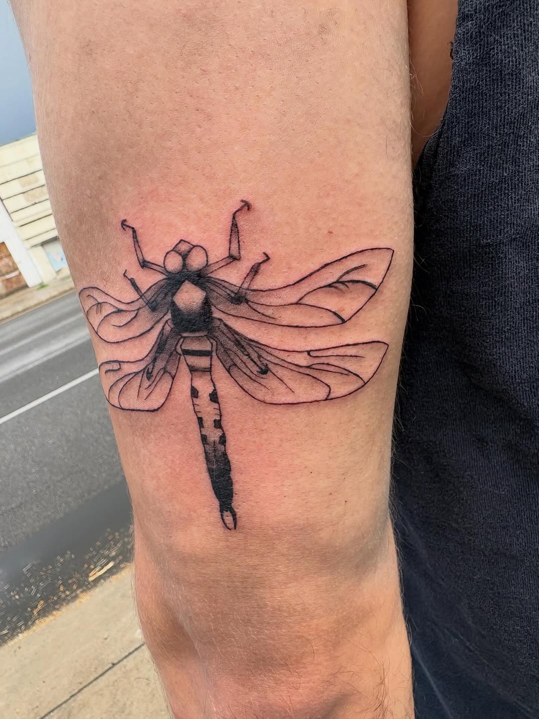 Tattoo by @dulzura.inks — illustrative, black_and_grey