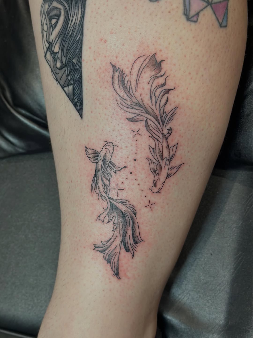 Tattoo by @jewelstattoos_ — fine_line, black_and_grey