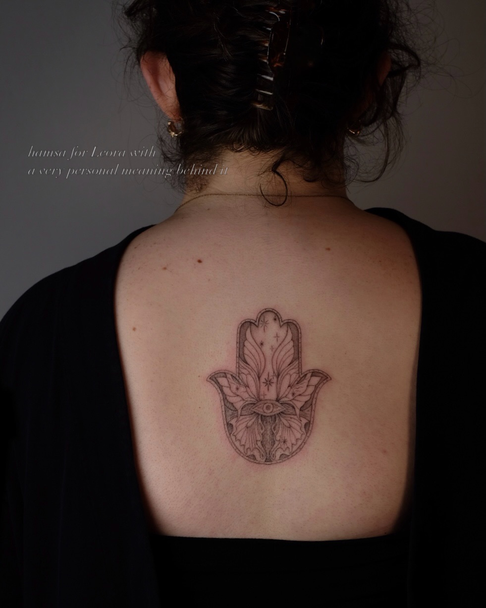 Tattoo by @sunpersimmon.tattoo — fine_line, ornamental