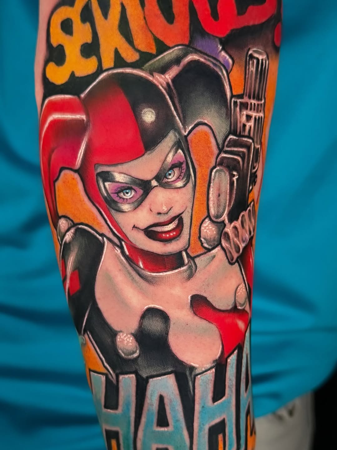 Tattoo by @hoppin.ink — new_school, anime