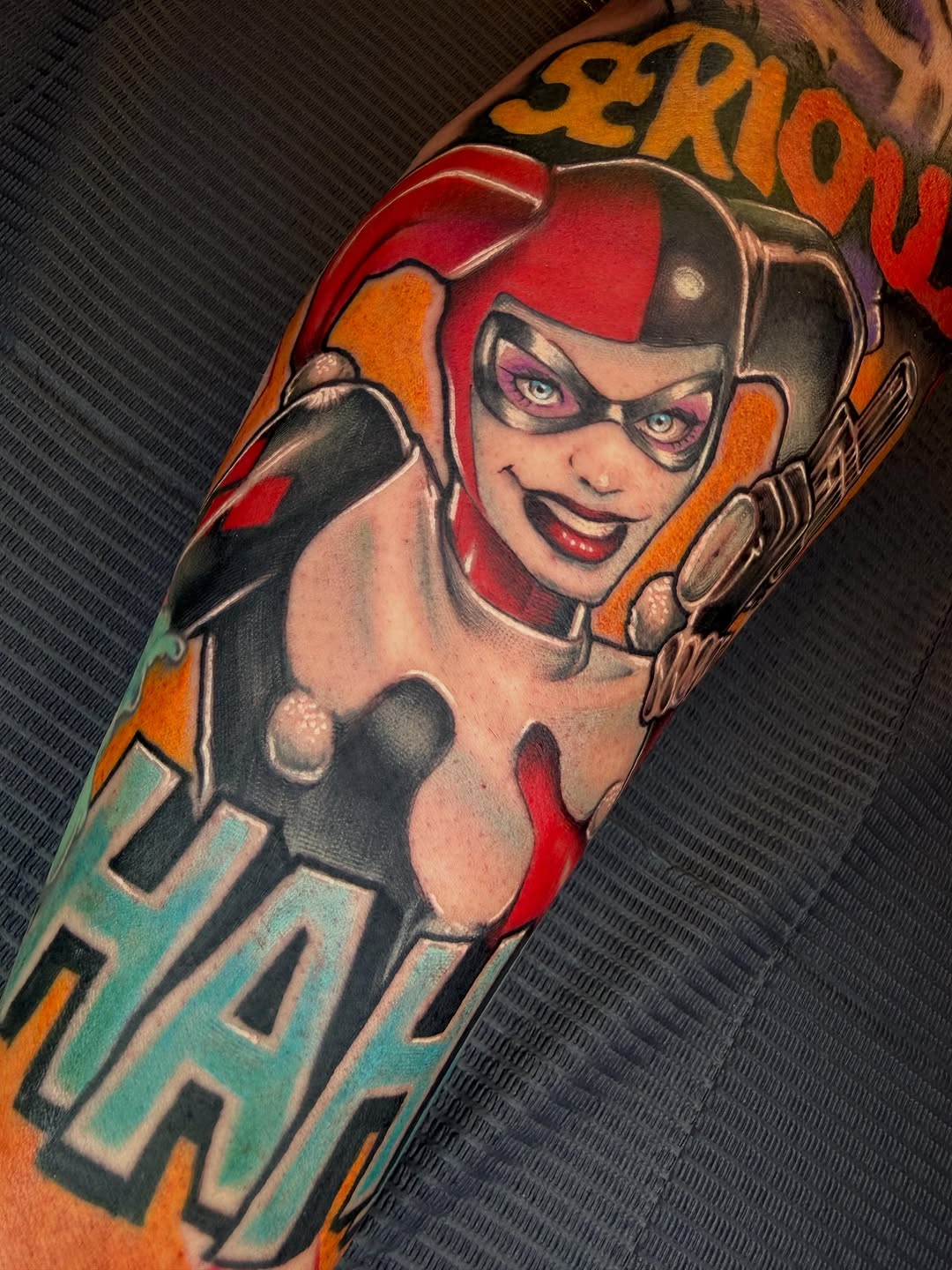Tattoo by @hoppin.ink — new_school, lettering_script