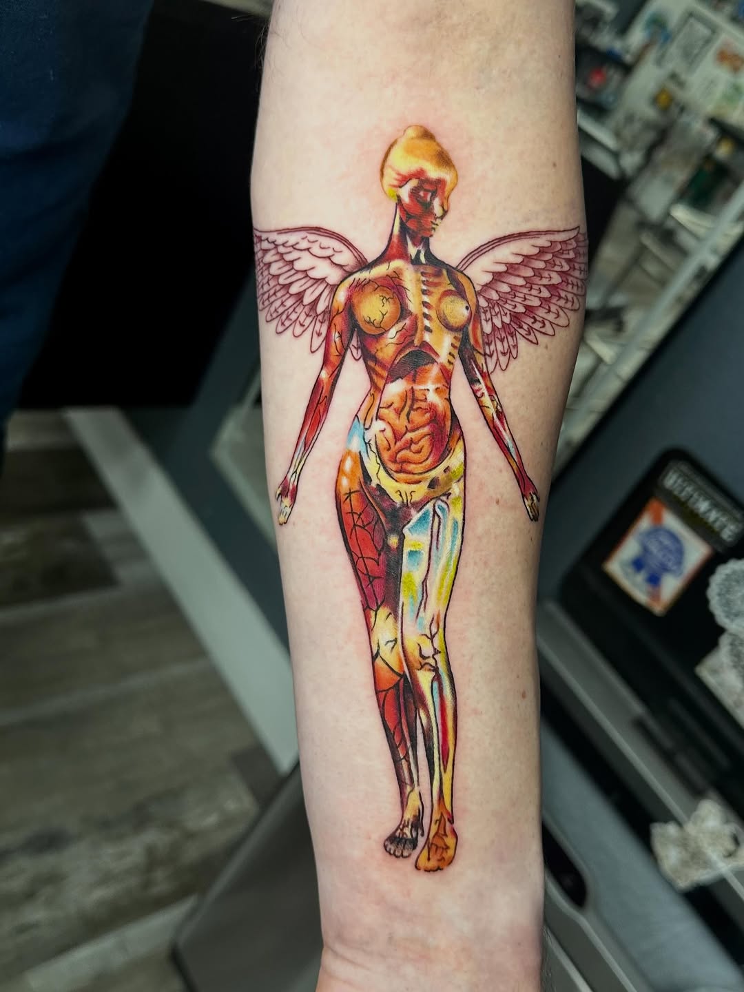 Tattoo by @leslieluck — trash_polka