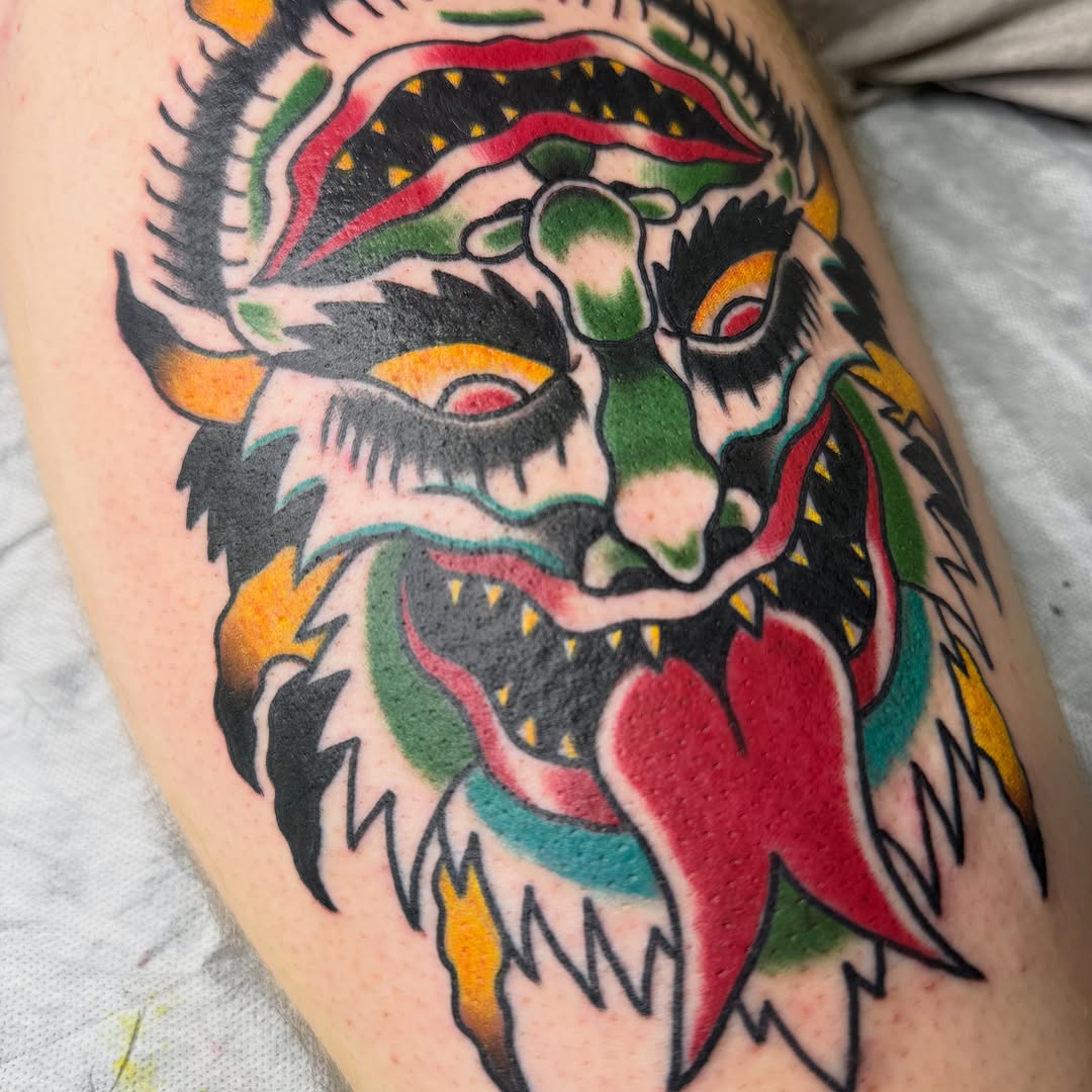 Tattoo by @ejamestattoo — american_traditional, new_school