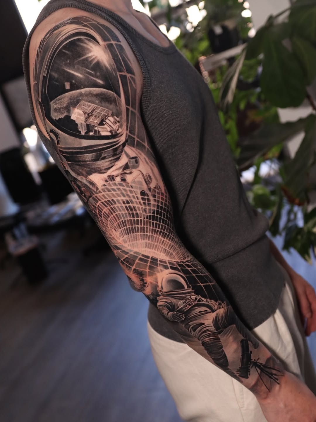 Tattoo by @naomiburke_ — realism, black_and_grey