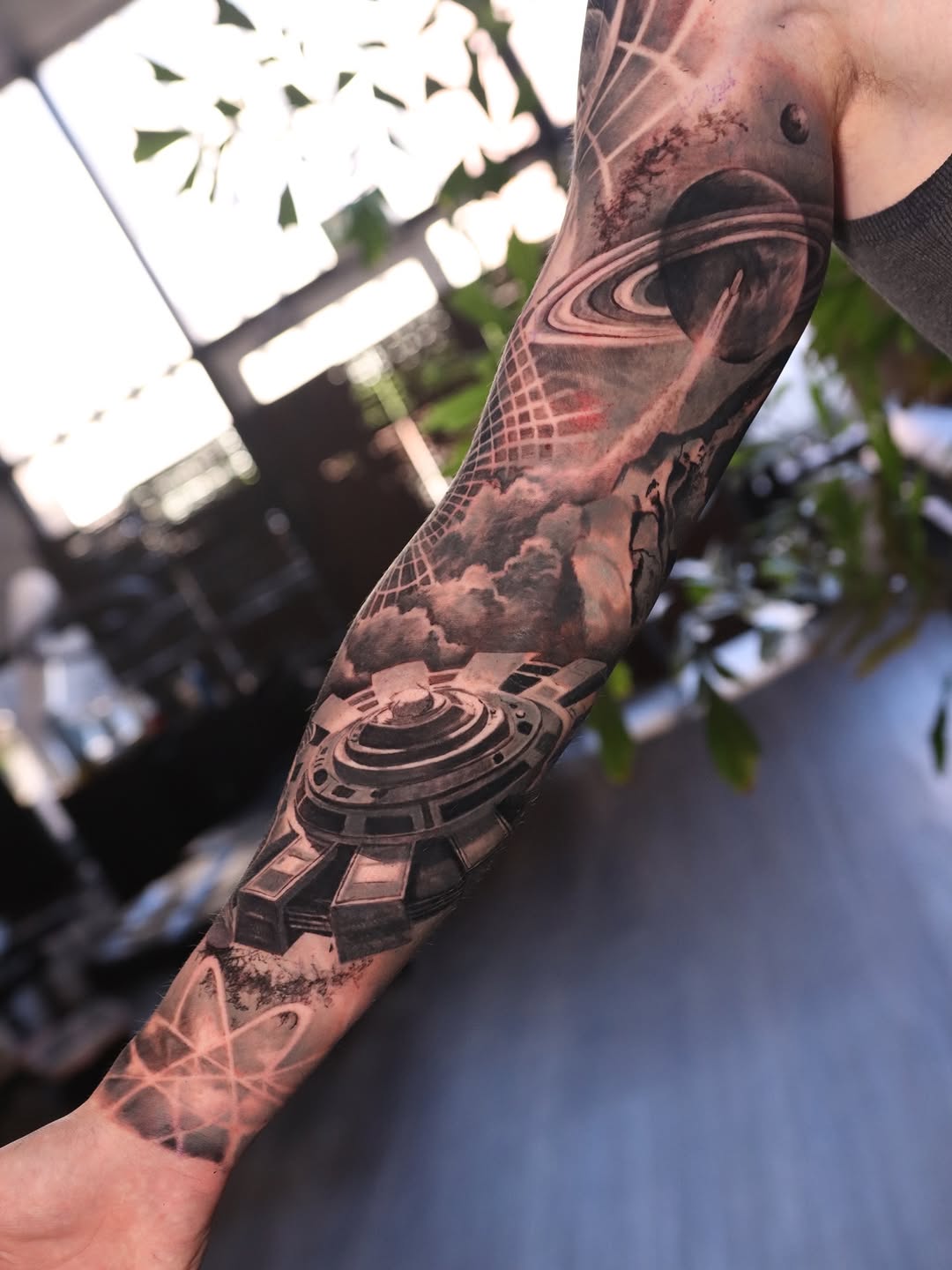 Tattoo by @naomiburke_ — black_and_grey, realism