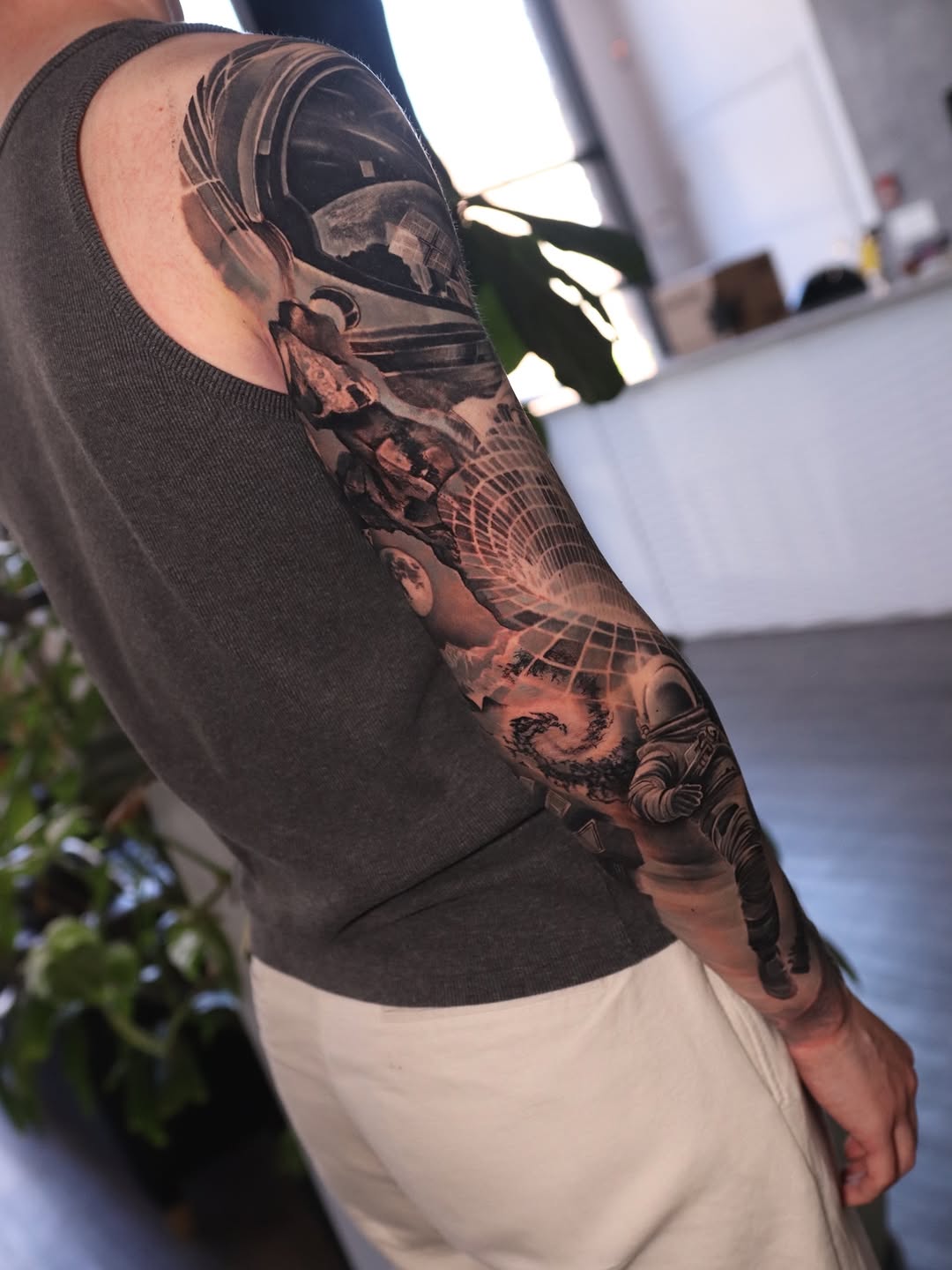 Tattoo by @naomiburke_ — realism, black_and_grey