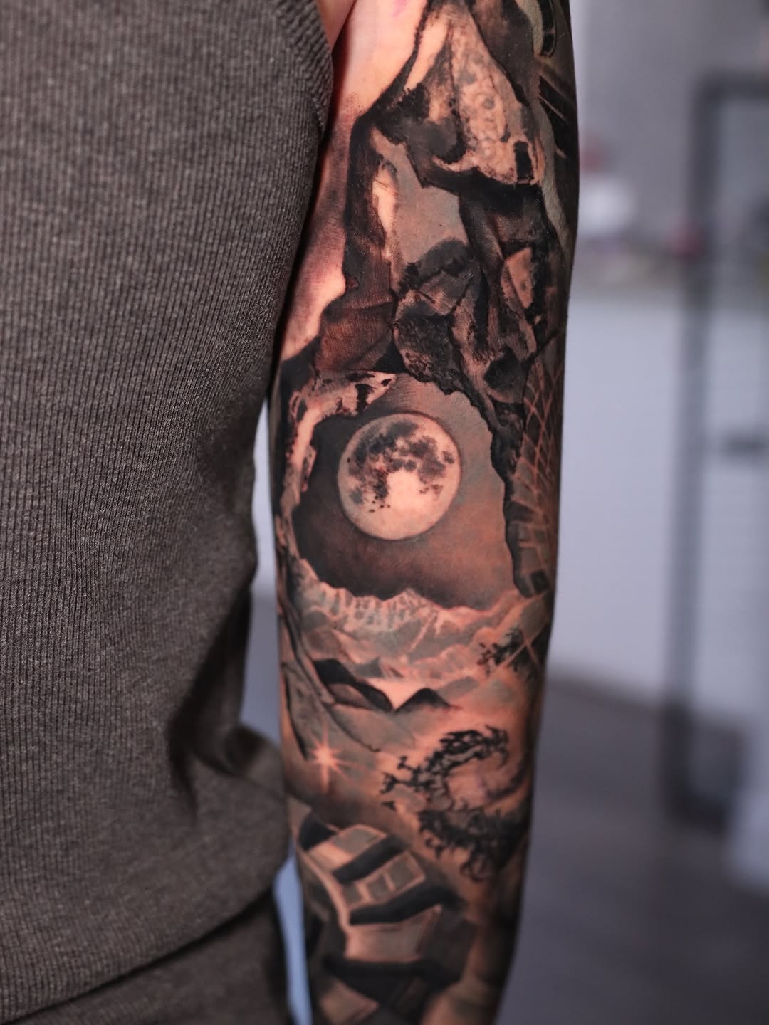 Tattoo by @naomiburke_ — black_and_grey, realism