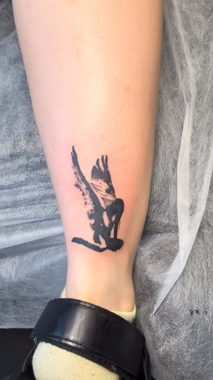 Tattoo by @joeytattoooo — blackwork, illustrative