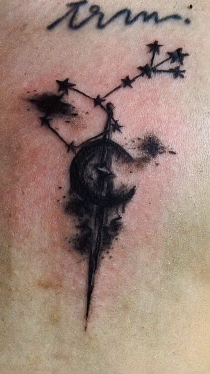 Tattoo by @inkzilla_tattoos โ black_and_grey, dark_realism