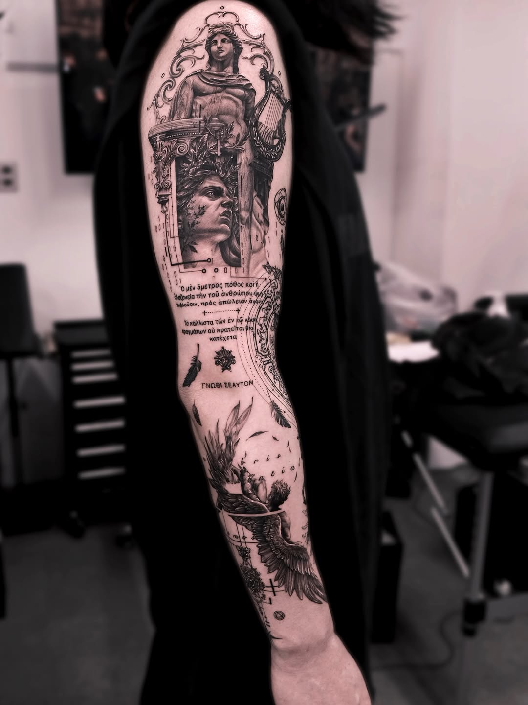 Tattoo by @even_gmt.ink — black_and_grey, realism