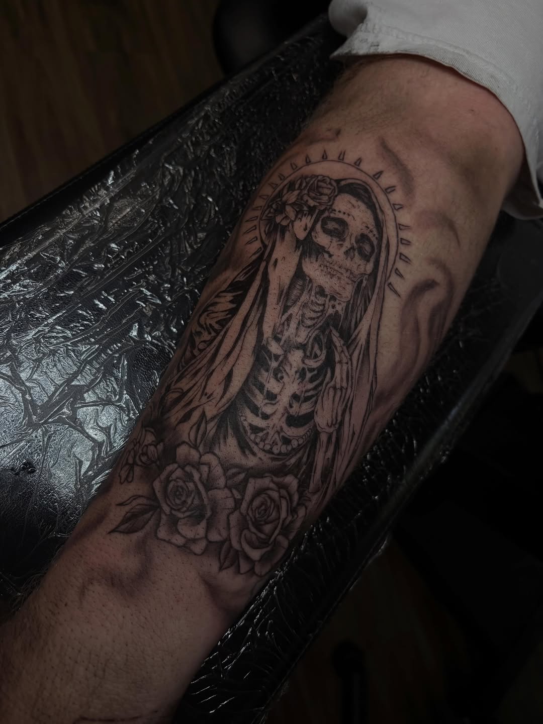 Tattoo by @breannatattoos — black_and_grey, realism