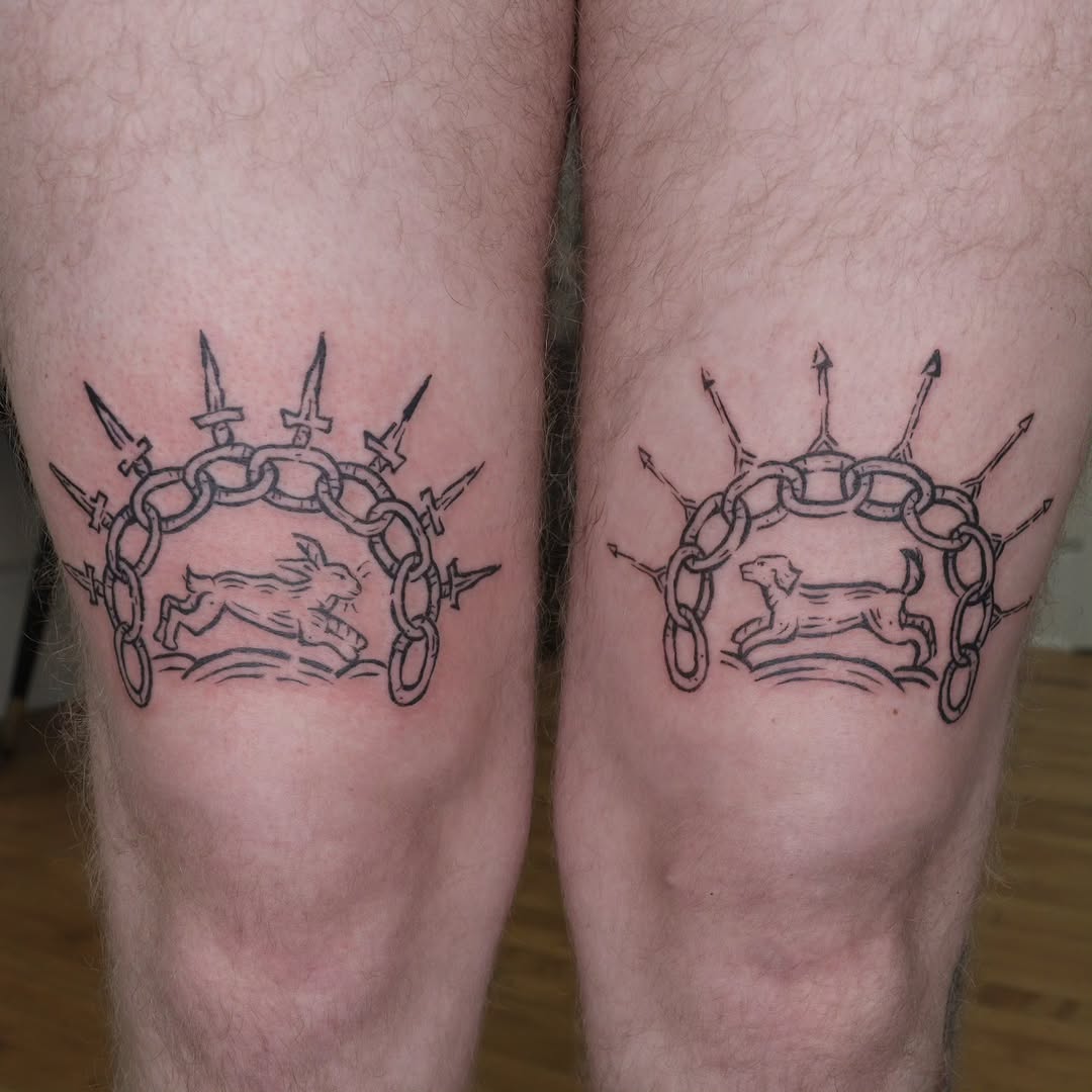 Tattoo by @lipchaktattoo โ blackwork, illustrative