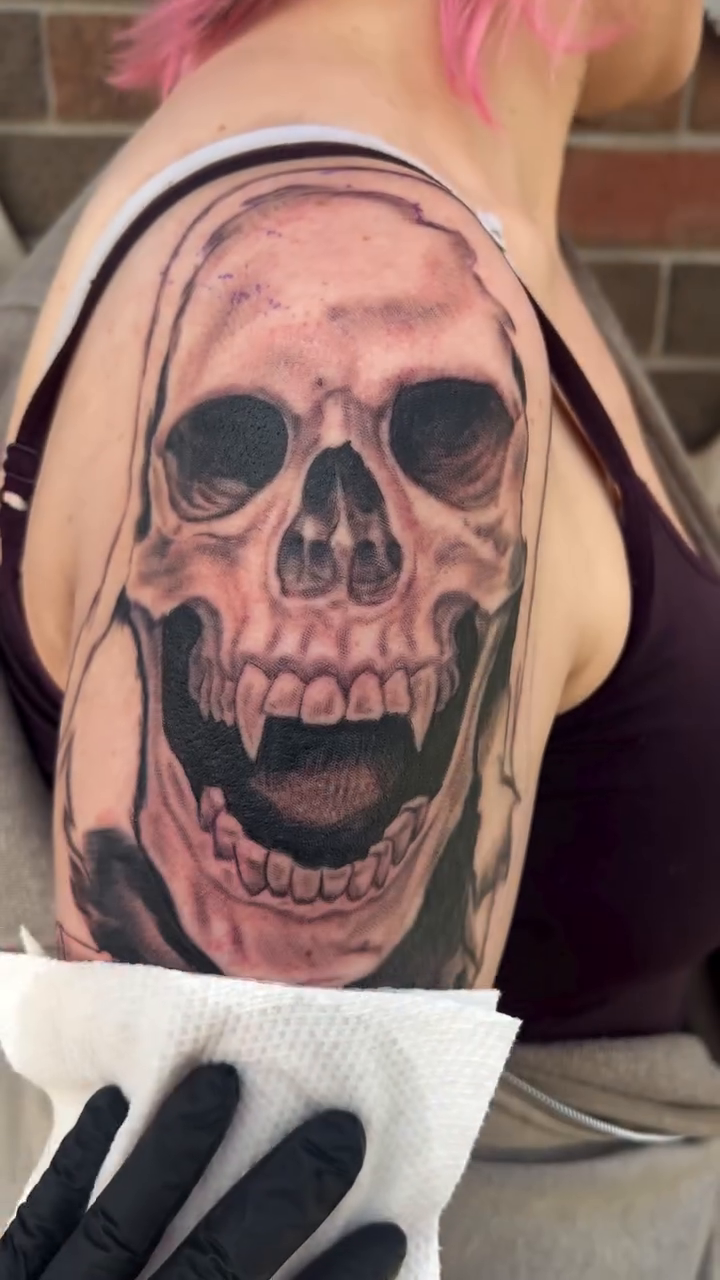 Tattoo by @tatz.by.brooke — black_and_grey, realism