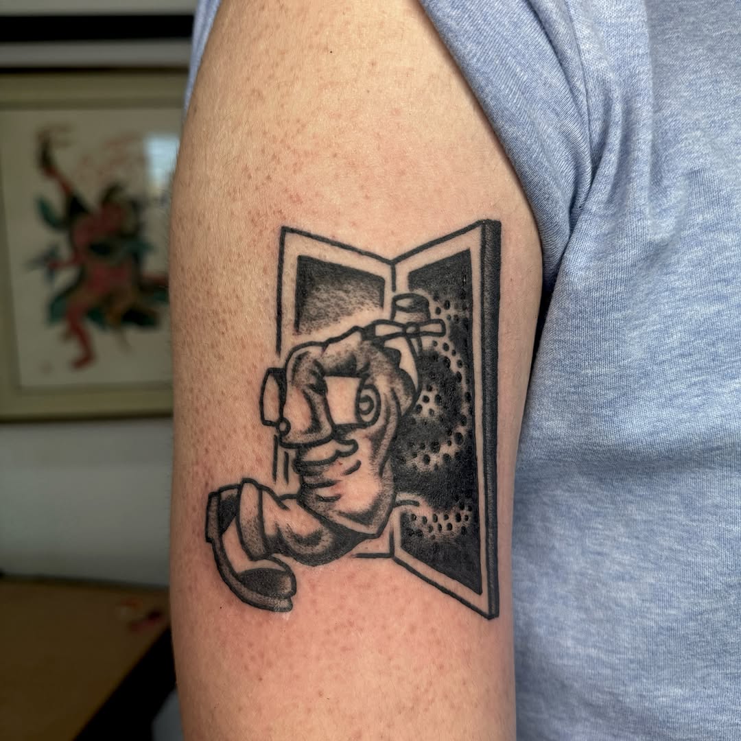 Tattoo by @tattooerjan8 — ignorant, black_and_grey