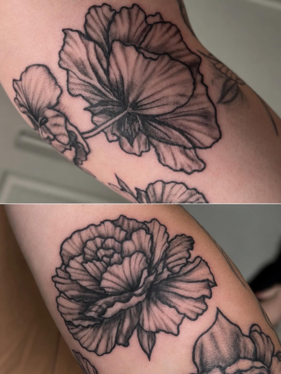 Tattoo by @turqturqd — black_and_grey, realism