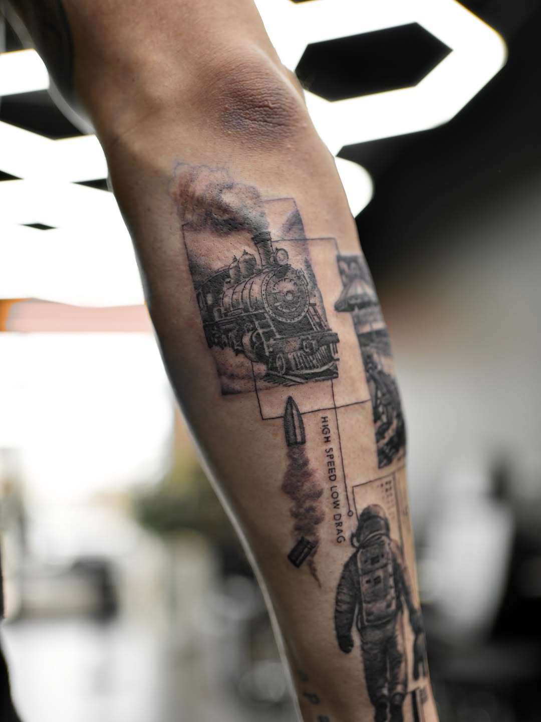 Tattoo by @dcvern_ink โ realism, black_and_grey
