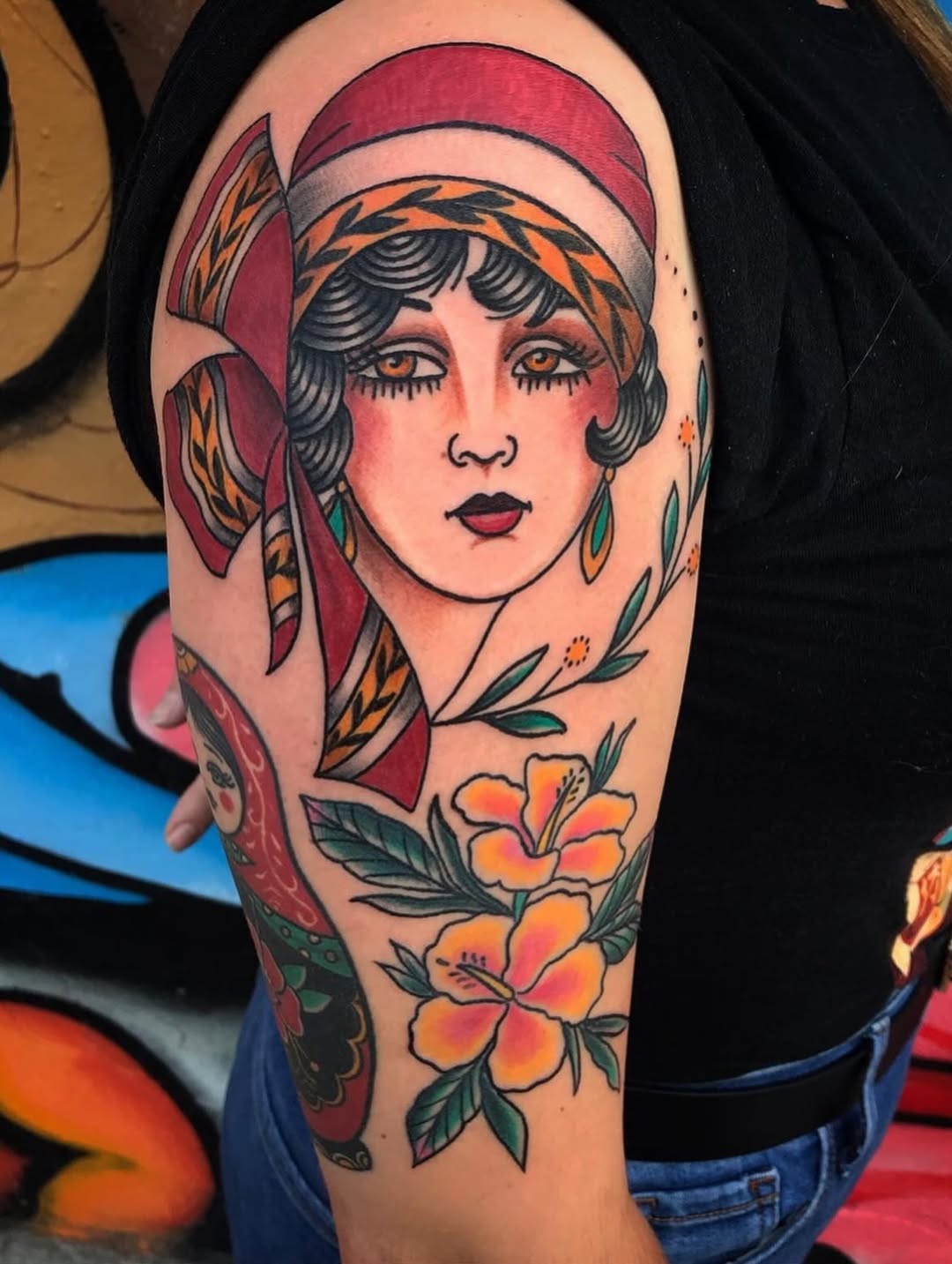 Tattoo by @sleptongroovestattoos — american_traditional, neo_traditional