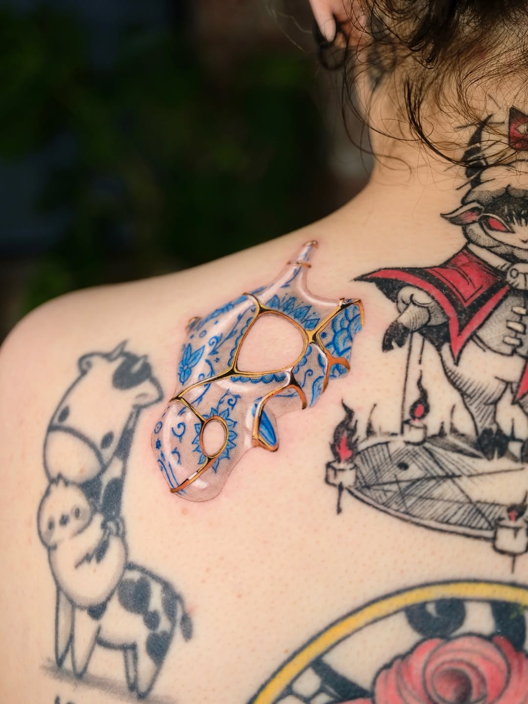 Tattoo by @tattooer.ari โ illustrative, ornamental