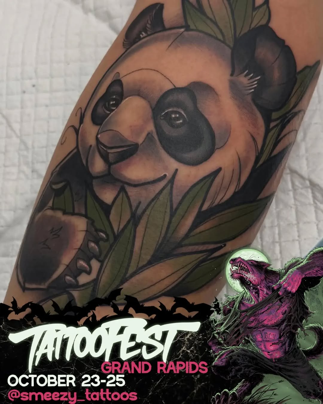 Tattoo by @smeezy_tattoos — illustrative, realism