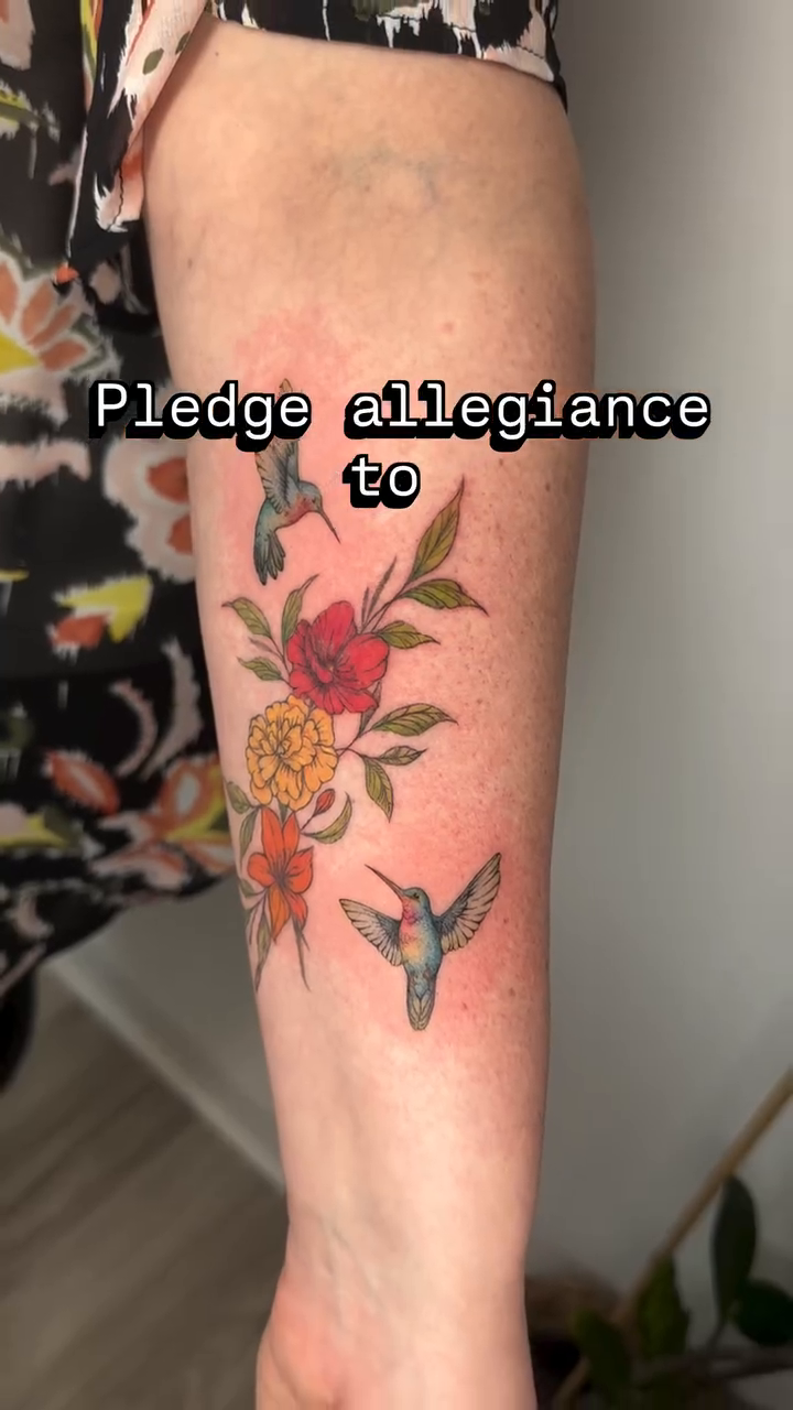 Tattoo by @marixie.inks β fine_line, color