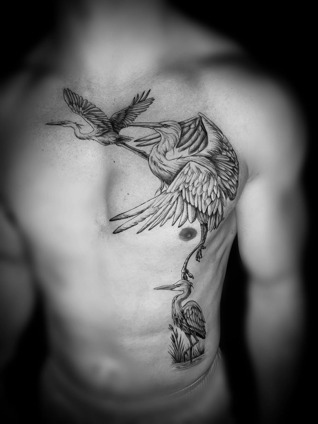 Tattoo by @saintlytattoos — realism, black_and_grey