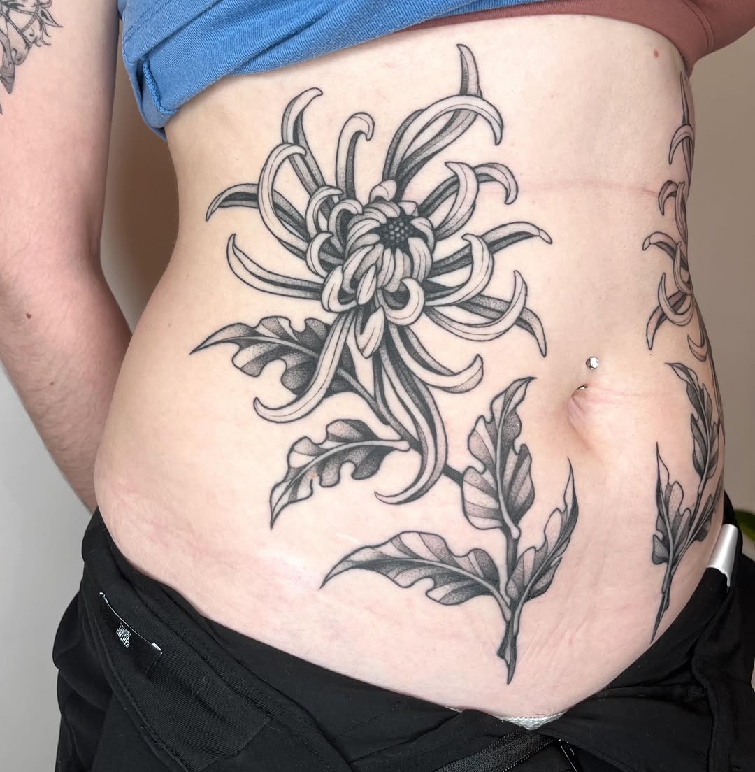 Tattoo by @carlavtattoos — black_and_grey, realism