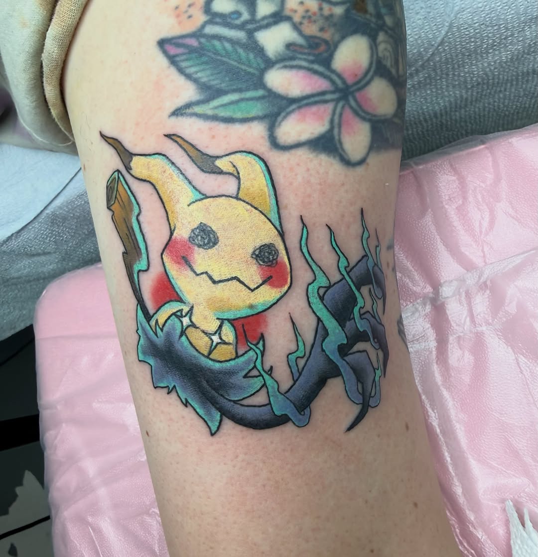 Tattoo by @glittergutstattoos — illustrative, new_school