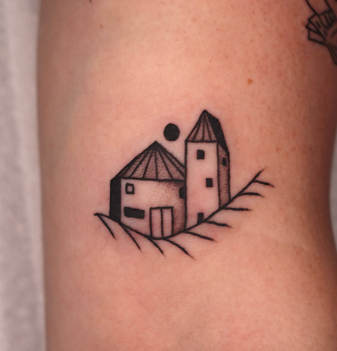 Tattoo by @nik.checots — fine_line, minimalist