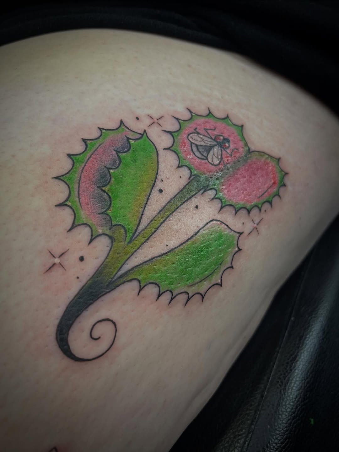 Tattoo by @freya_fataletattoo — illustrative, new_school
