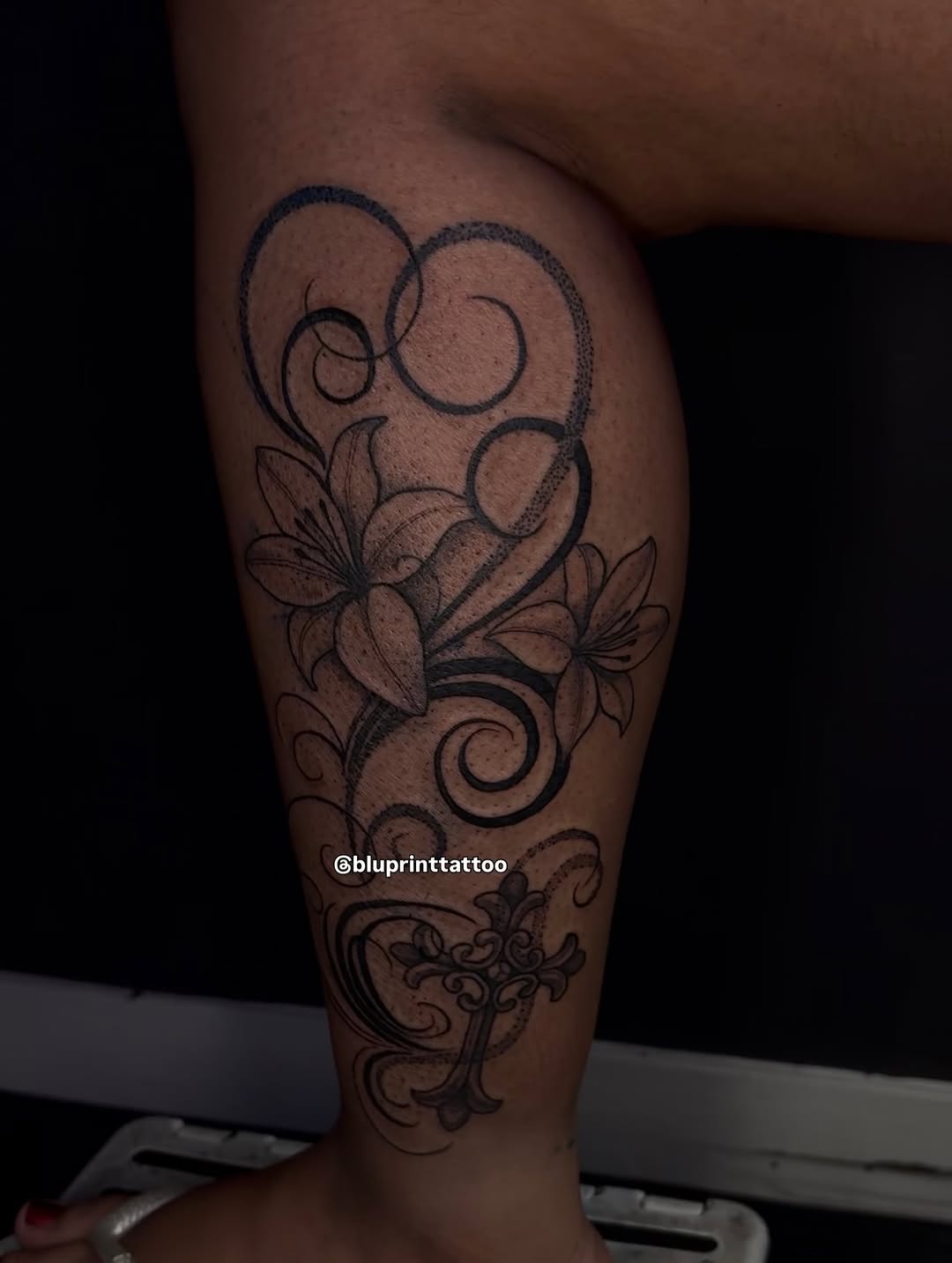 Tattoo by @bluprinttattoo โ black_and_grey