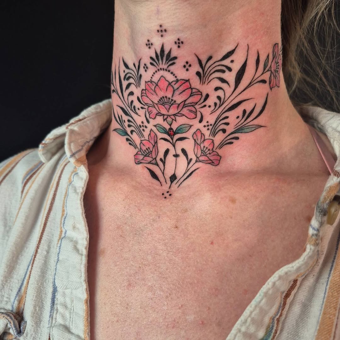 Tattoo by @_tc.ink — illustrative, dotwork