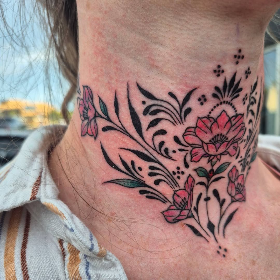 Tattoo by @_tc.ink — illustrative, dotwork