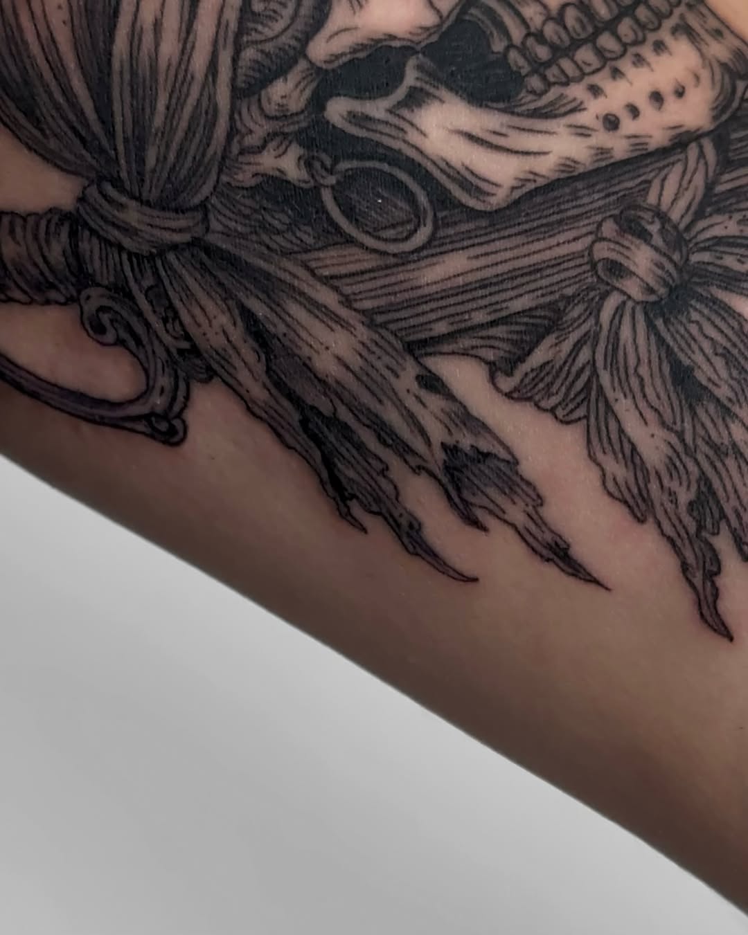Tattoo by @ruby.tats — black_and_grey, realism