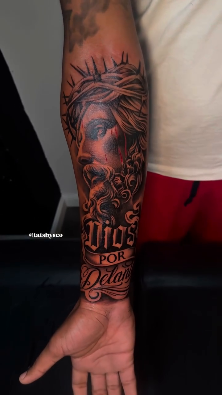 Tattoo by @tatsbysco — black_and_grey, realism