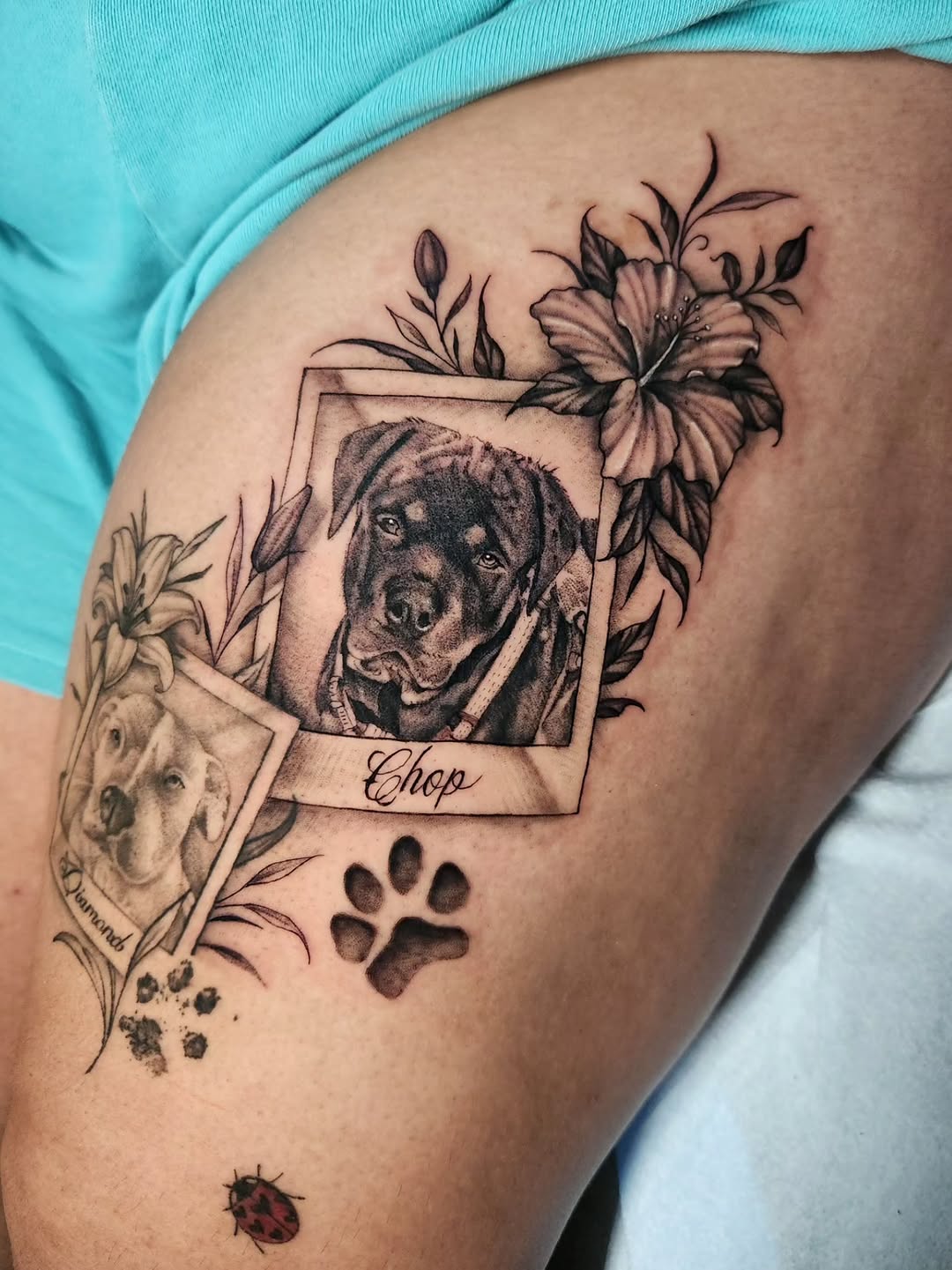 Tattoo by @theinkedgoddess β realism, black_and_grey