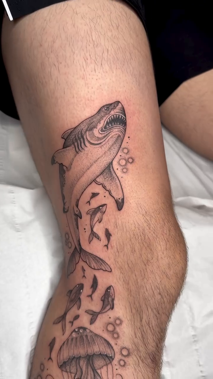 Tattoo by @emmaloutattooxx — black_and_grey, realism