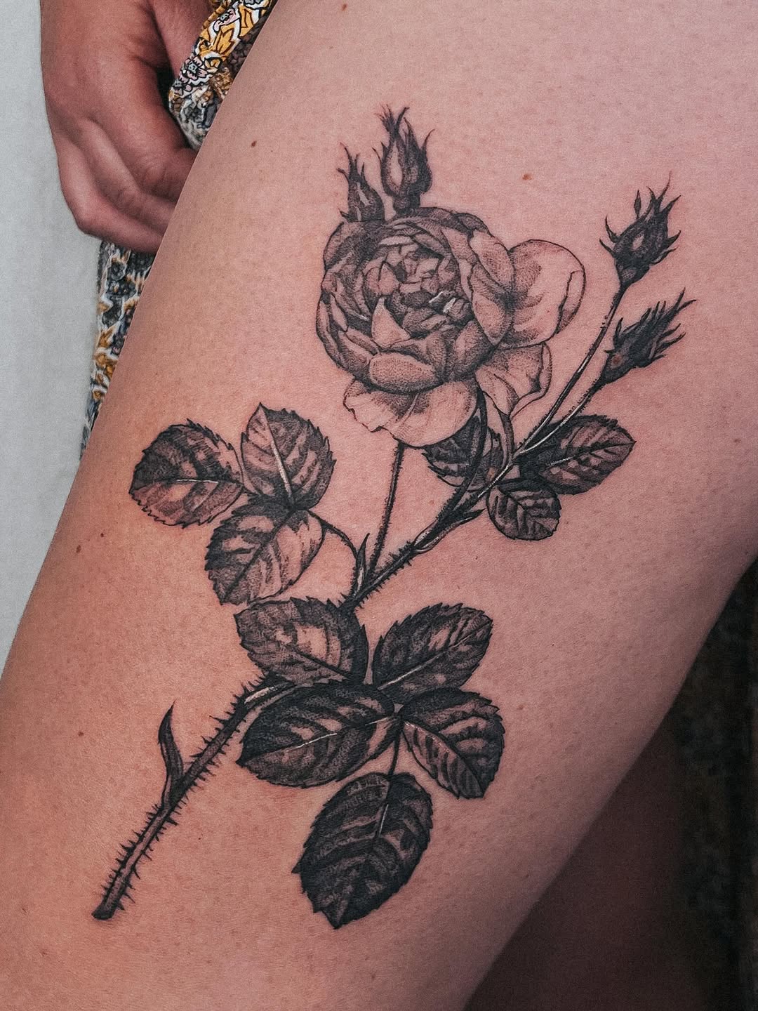 Tattoo by @lucy__yin — realism, black_and_grey