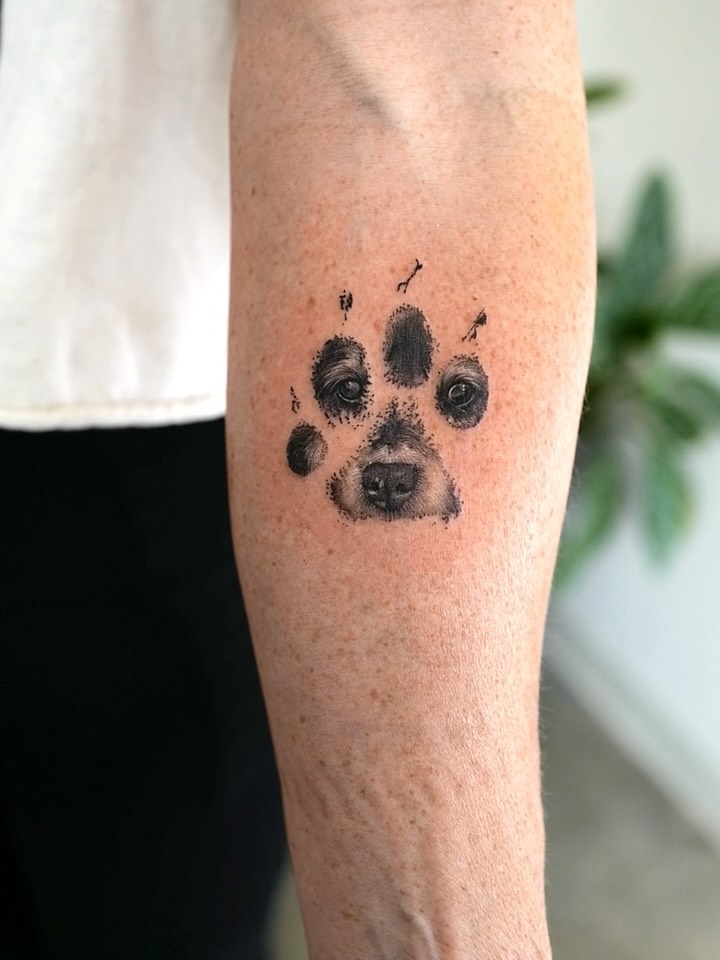 Tattoo by @tattooist_kimria — realism, black_and_grey