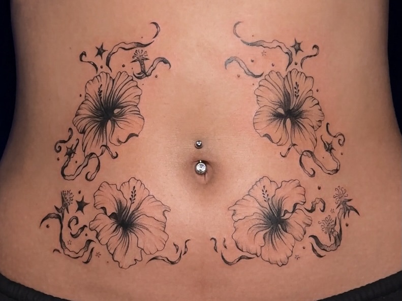 Tattoo by @tatz_doll โ fine_line