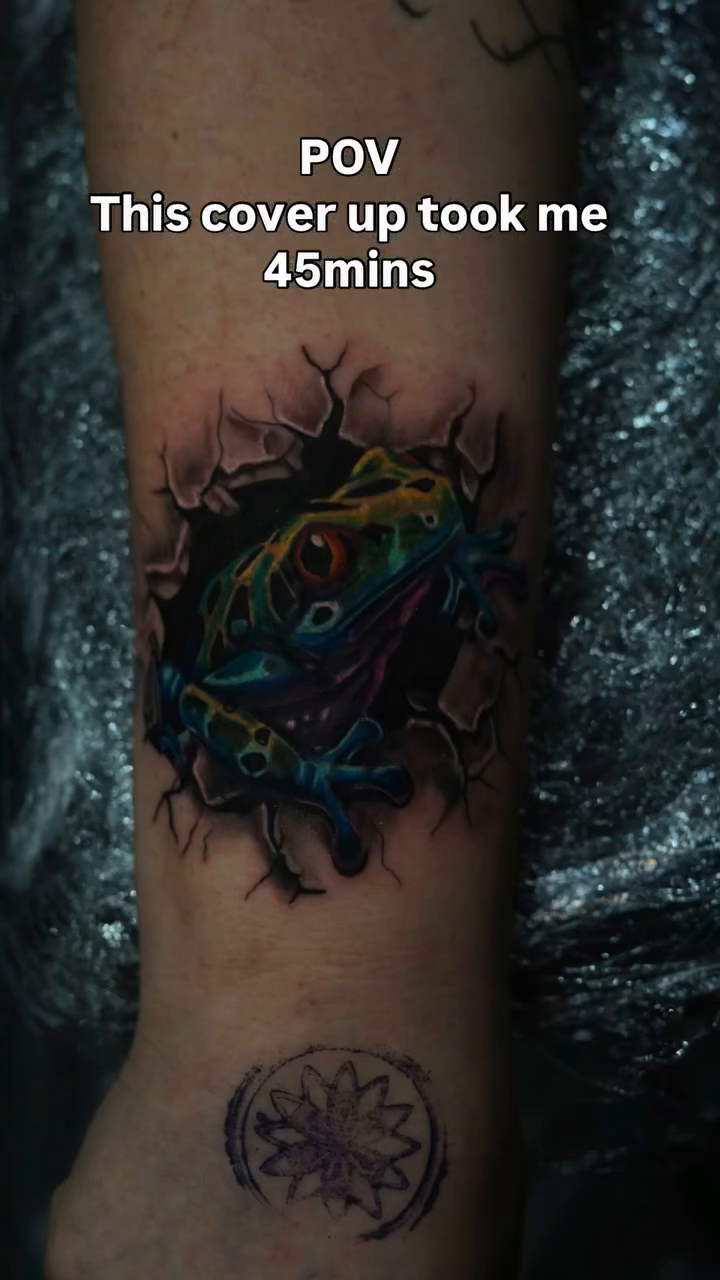 Tattoo by @ratedr.ink — trash_polka, black_and_grey