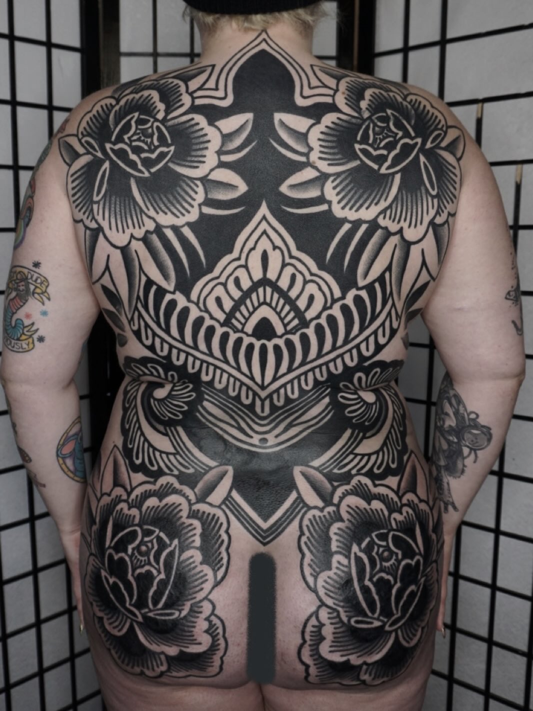 Tattoo by @sarahxtinetattoo — blackwork, american_traditional