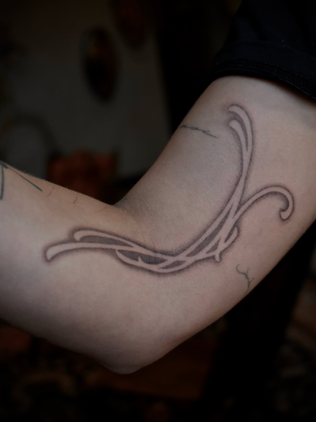 Tattoo by @hanmi.ink — ornamental, black_and_grey