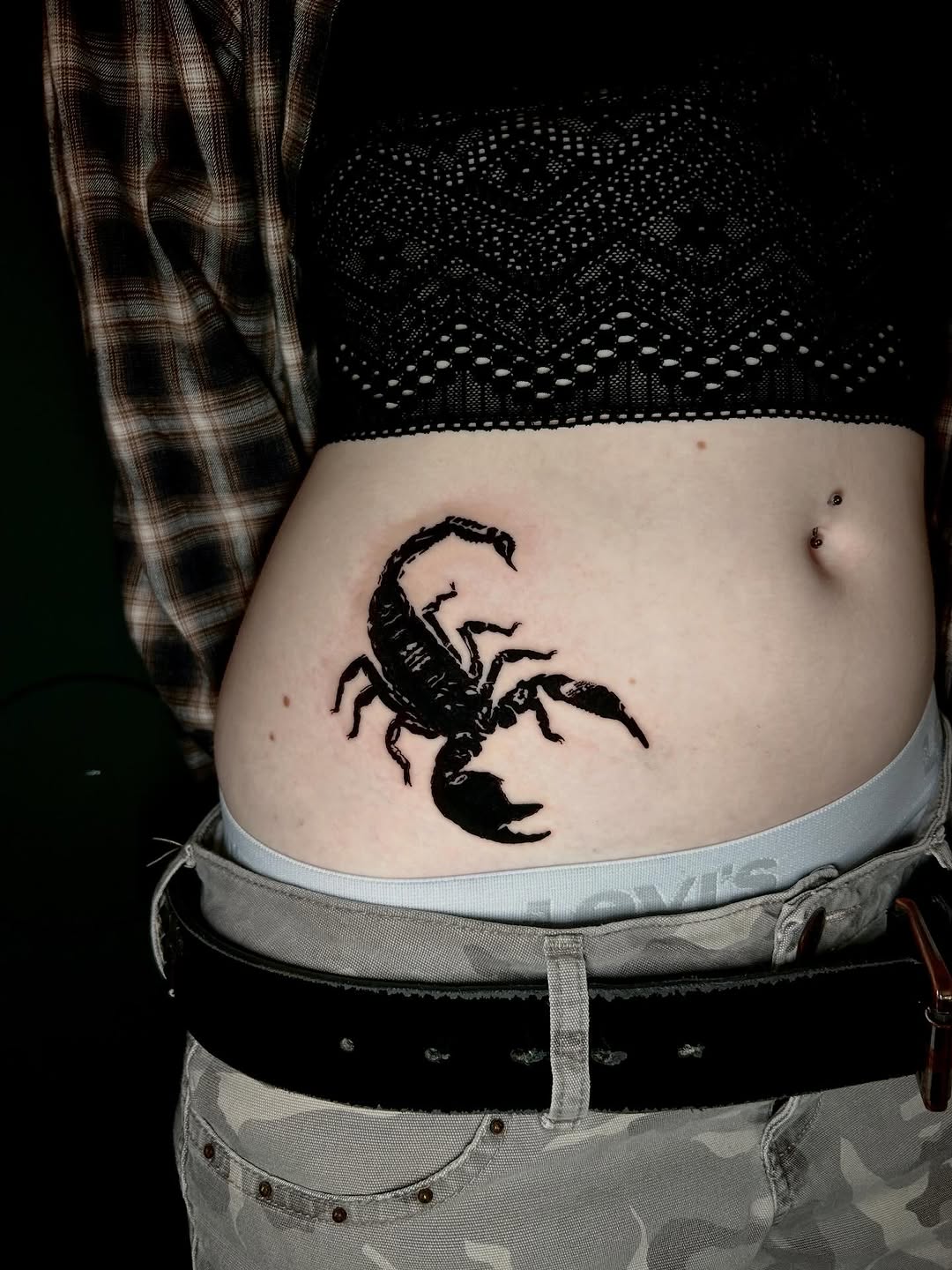 Tattoo by @kb_inkatl — blackwork