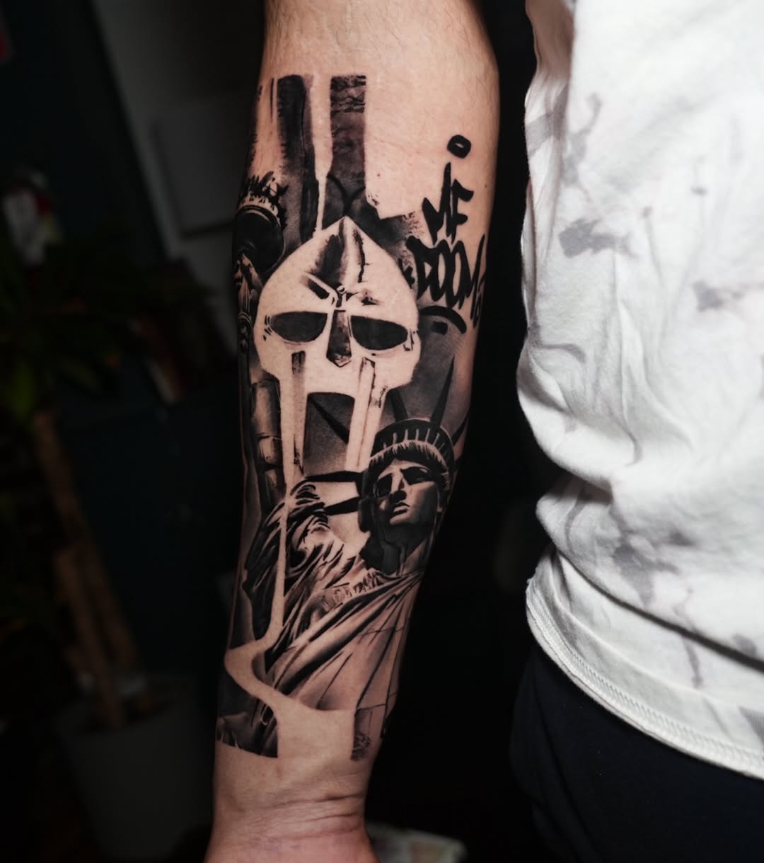 Tattoo by @maksim_patrick — black_and_grey, realism
