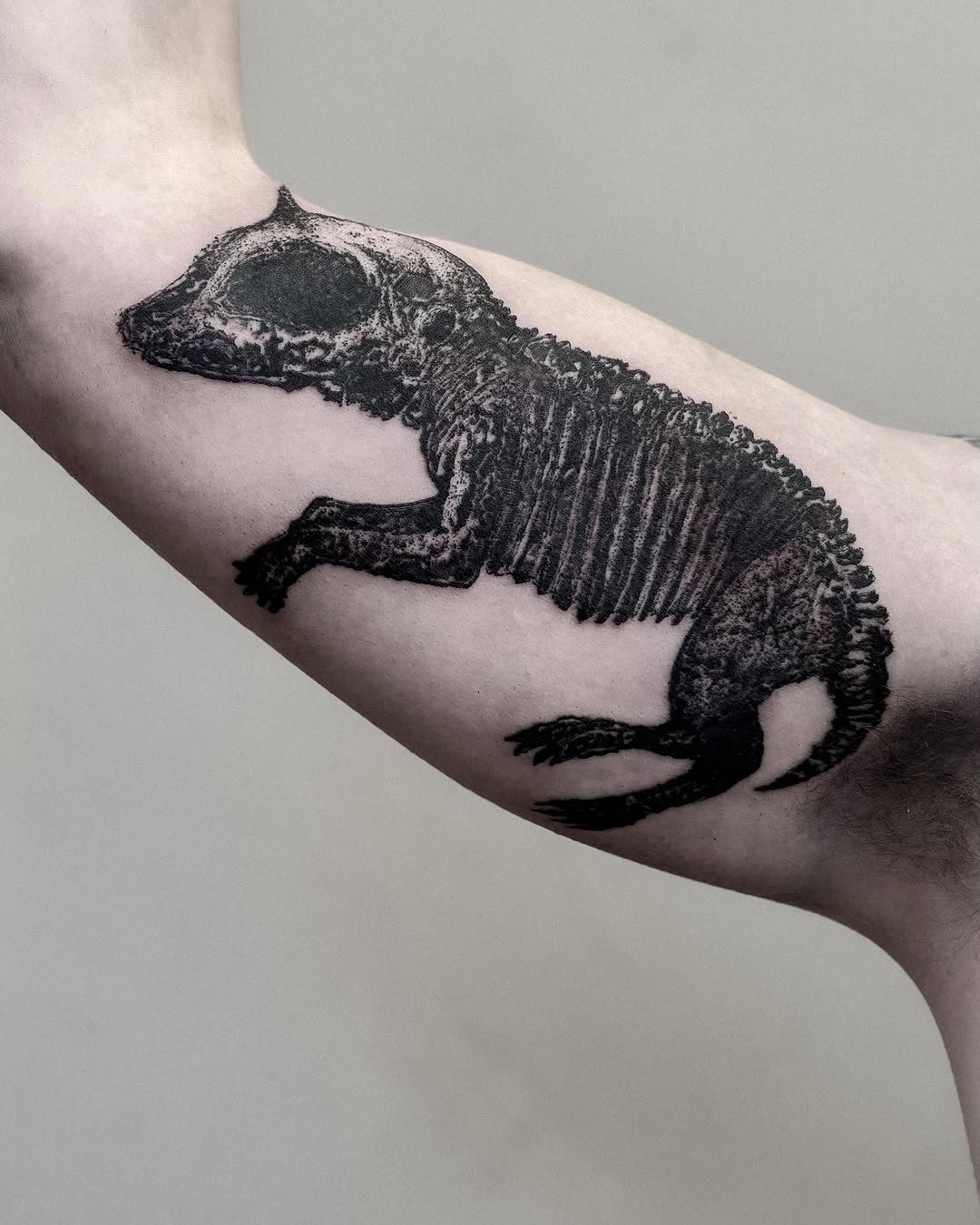 Tattoo by @inkofahma — blackwork