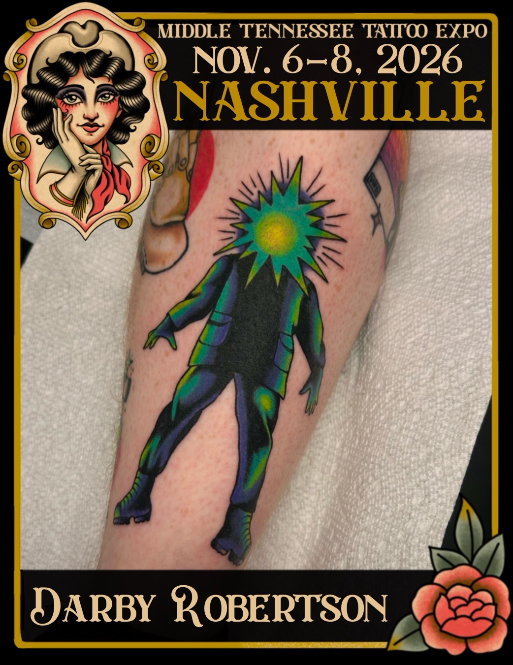 Tattoo by @darbytattoos — illustrative, new_school