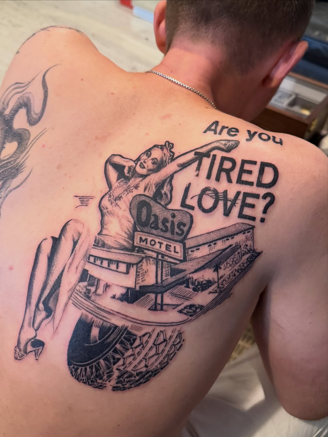 Tattoo by @zanereti — black_and_grey